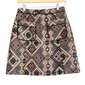 Monsoon Multicolor Tapestry Boho Skirt